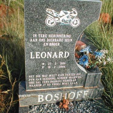 BOSHOFF Leonard 1986-2004