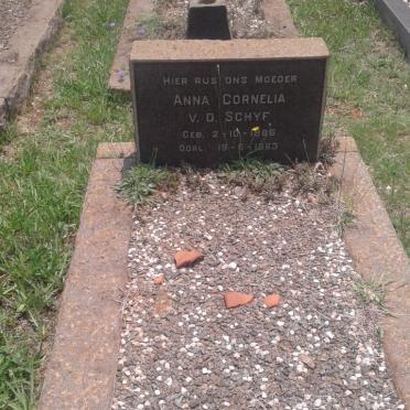 SCHYF Anna Cornelia, v.d. 188?-1963