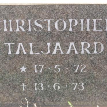 TALJAARD Christopher 1972-1973