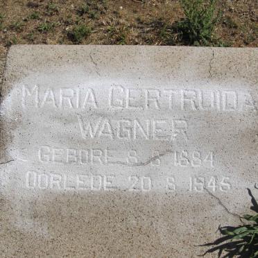 WAGNER Maria Gertruida 1884-1945