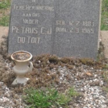 TOIT Petrus C.J., du 1883-1965