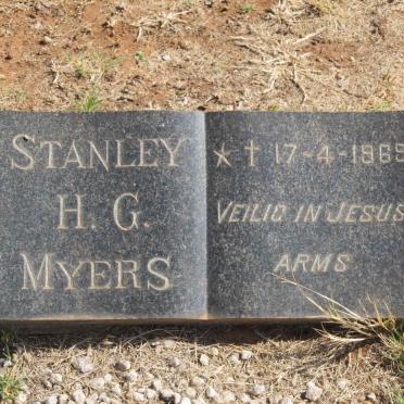 MYERS Stanley H.G. 1969-1969