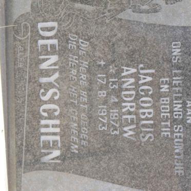 DENYSCHEN Jacobus Andrew 1973-1973