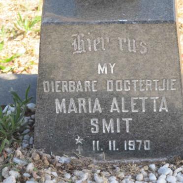 SMIT Maria Aletta 1970-1970