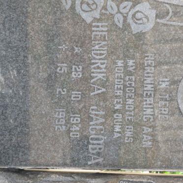 BRANFORD Hendrika Jacoba 1940-1992
