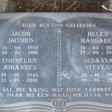 BRITS Cornelius J. 1875-1947 &amp; Anna E.J. 1875-1963