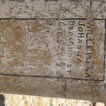 BRONKHORST Willemina Johanna nee STOLTZ -193?