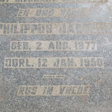 COETZEE Philipus Jacobus 1877-1950