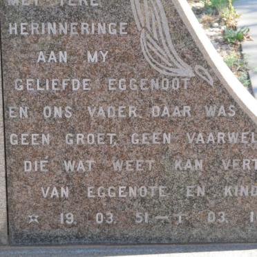 FOURIE Chris 1951-1981