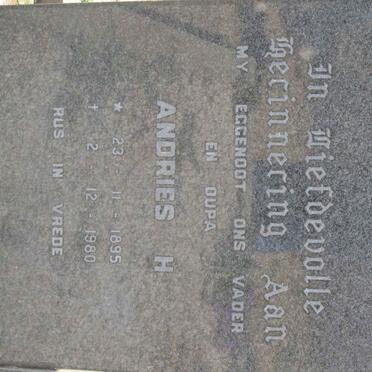 JORDAAN Andries H. 1895-1980 &amp; Jacomina D. Prinsloo STRYDOM 1912-1992