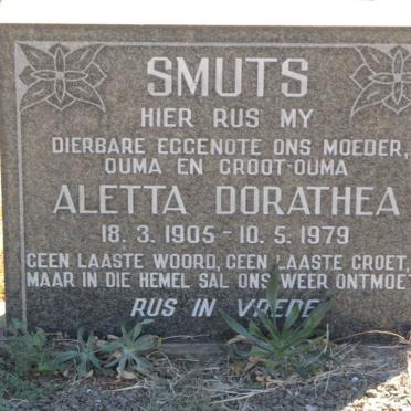 SMUTS Julius Pretorius 1903-1989 &amp; Aletta Dorathea 1905-1979