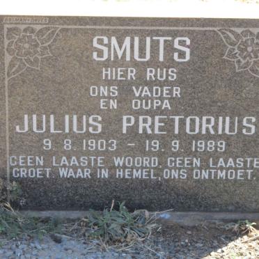 SMUTS Julius Pretorius 1903-1989 &amp; Aletta Dorathea 1905-1979