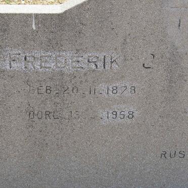 TAYLOR Frederik J. 1878-1958 &amp; Anna S.S. BRITS 1880-1960