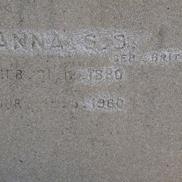 TAYLOR Frederik J. 1878-1958 &amp; Anna S.S. BRITS 1880-1960