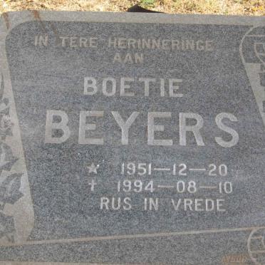 BEYERS Boetie 1951-1994