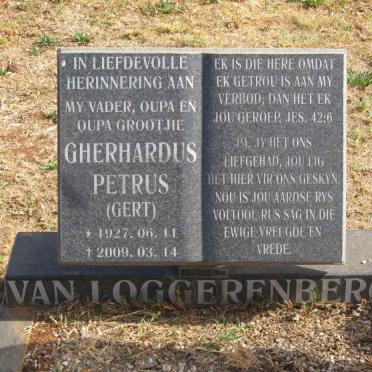 LOGGERENBERG Gherhardus Petrus, van 1927-2009