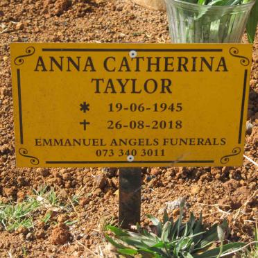 TAYLOR Anna Catherina 1945-2018