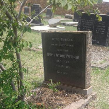 PRETORIUS Mathys Wynand 1918-1965