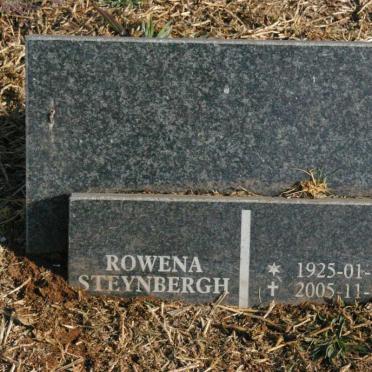 STEYNBERGH Rowena 1925-2005