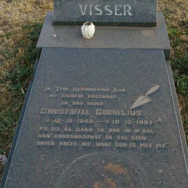 VISSER Christoffel Cornelius 1949-1987