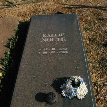 NOLTE Kallie 1942-2005