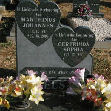 ELS Marthinus Johannes 1937-2008 &amp; Gertruida Sophia 1944-