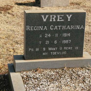 VREY Regina Catharina 1914-1987