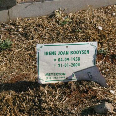 BOOYSEN Irene Joan 1958-2004