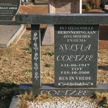 COETZEE Sylvia 1917-2008