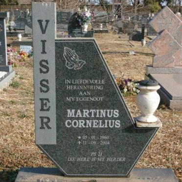 VISSER Martinus Cornelius 1960-2004