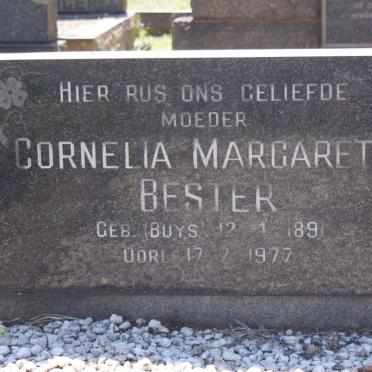 BESTER Cornelia Margaretha nee BUYS 1891-1977