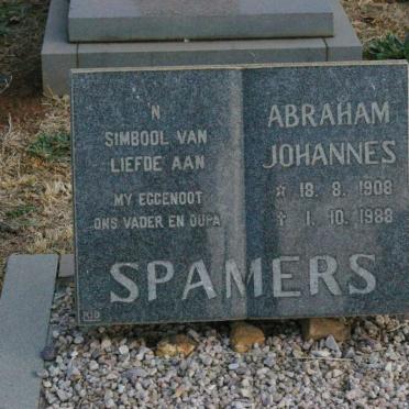 SPAMERS Abraham Johannes 1908-1988