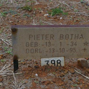 BOTHA Pieter 1934-1995