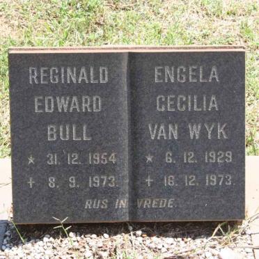 BULL Reginald Edward 1954-1973 :: VAN WYK Engela Cecilia 1929-1973