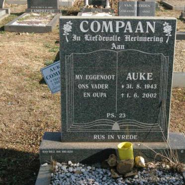 COMPAAN Auke 1943-2002