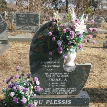 PLESSIS Frans J., du 1940-2002