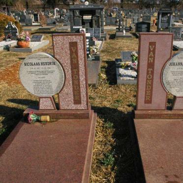 TONDER Nicolaas Hendrik, van 1941-2008 &amp; Johanna Petronella 1946-2006