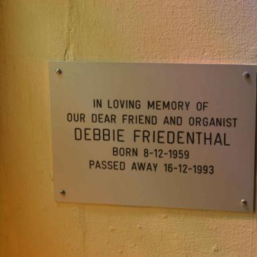 FRIEDENTHAL Debbie 1959-1993