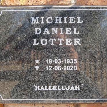 LOTTER Michiel Daniel 1935-2020