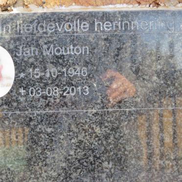 MOUTON Jan 1946-2013