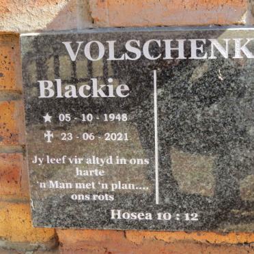 VOLSCHENK Blackie 1948-2021