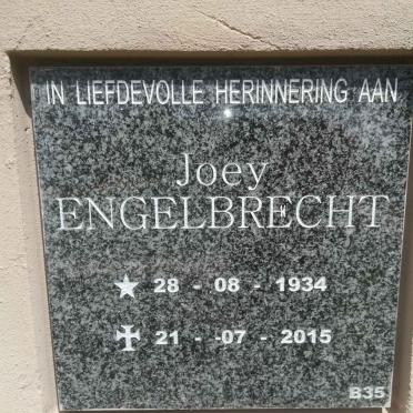 ENGELBRECHT Joey 1934-2015