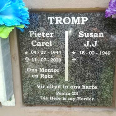 TROMP Pieter Carel 1944-2020 &amp; Susan J.J. 1949-