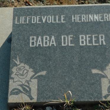 BEER, de (Baba)