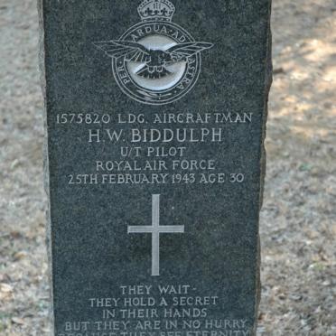 BIDDULPH H.W.  -1943 