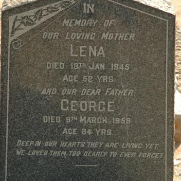 CLIDARAS George  -1959 &amp; Lena  -1945