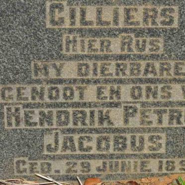 CILLIERS Hendrik Petrus Jacobus 1897-?