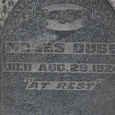 DUBE Moses 1924