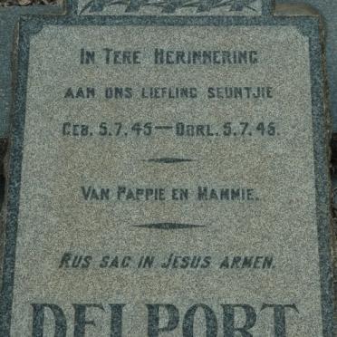 DELPORT Infant 1945-1945