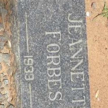 FORBES Jeannette -1939